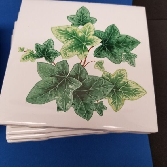 BananAppeal Antique Ivy 4 inch ceramic tiles 15 total - Picture 3 of 7